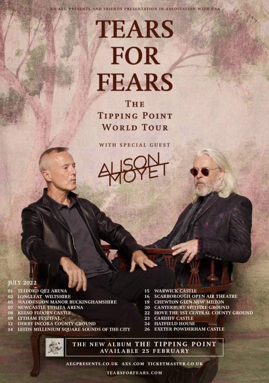Tears for Fears Tour Canterbury Bid